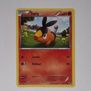 POKEMON CARD: Tepig #15/114 (Pokemon Black & White)